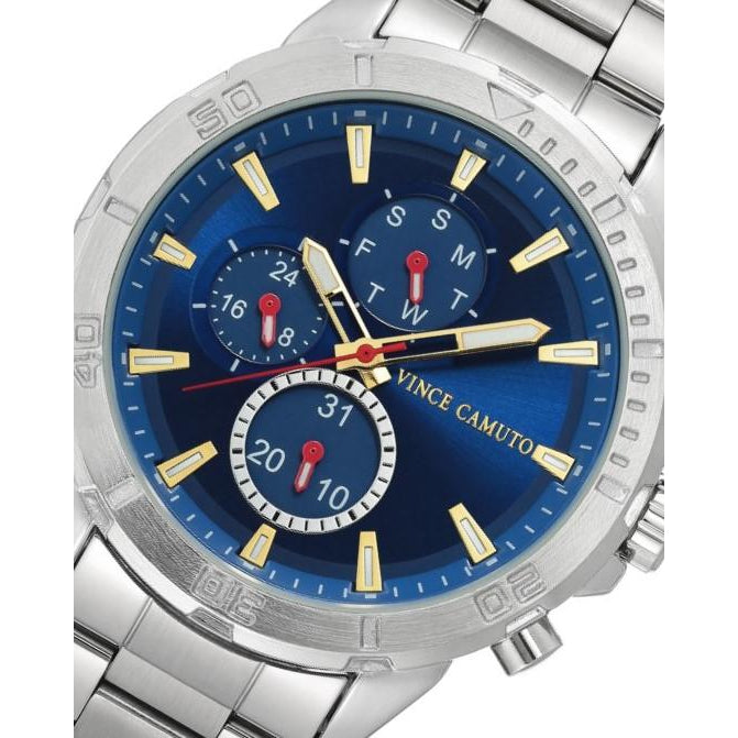 Vince Camuto Blue Dial Men's  Watch - VC1140BLSV