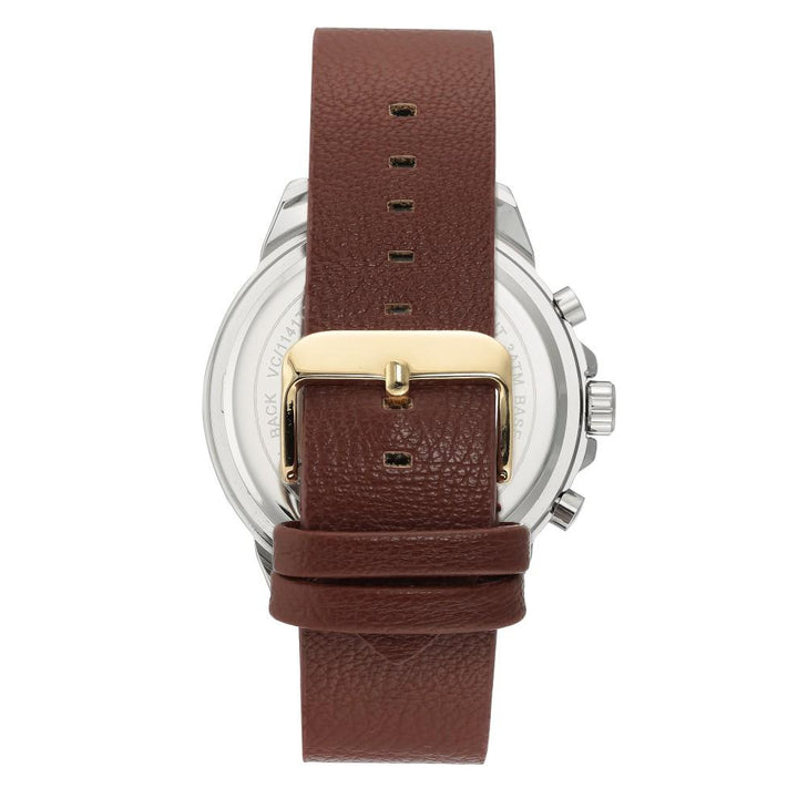 Vince Camuto Brown Polyurethane Band Men's Watch - VC1141SVTT