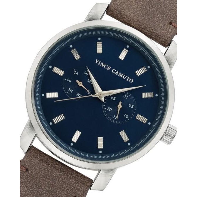 Vince Camuto Blue Sandblast Dial Men's Watch - VC1142BLSV