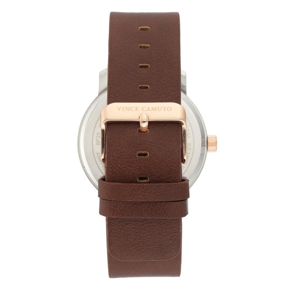 Vince Camuto Silver Sandblast Dial Men's Watch - VC1142SVRT
