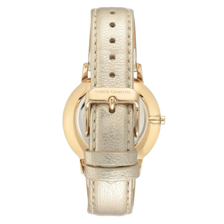 Vince Camuto Floral Leather Ladies Watch - VC5322FLGD