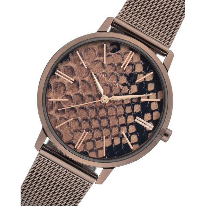 Vince Camuto Brown Mesh Ladies  Watch - VC5345BNBN