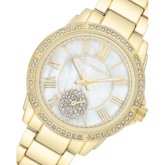 Vince Camuto Gold Steel Ladies Watch - VC5360MPGP