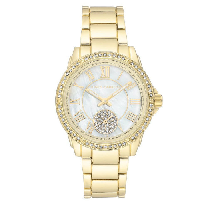 Vince Camuto Gold Steel Ladies Watch - VC5360MPGP
