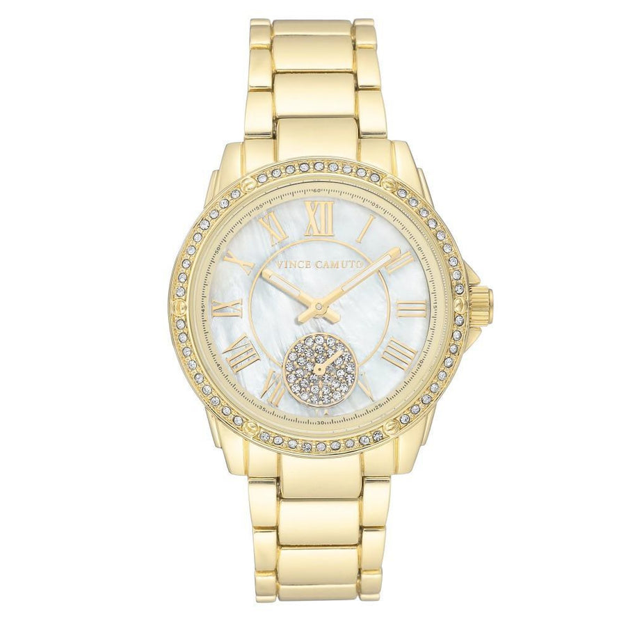 Vince Camuto Gold Steel Ladies Watch - VC5360MPGP
