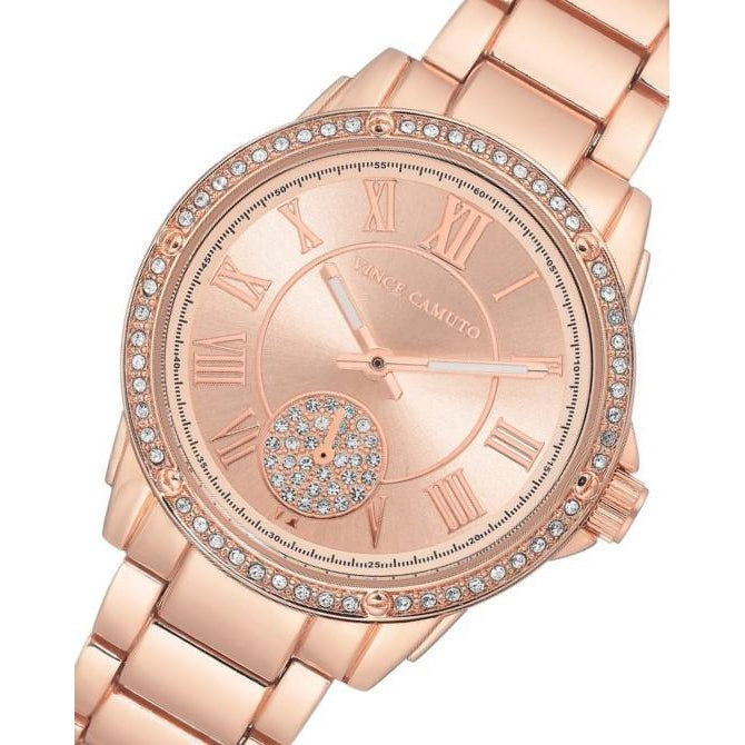 Vince Camuto Rose Gold Steel Ladies Watch - VC5360RGRG