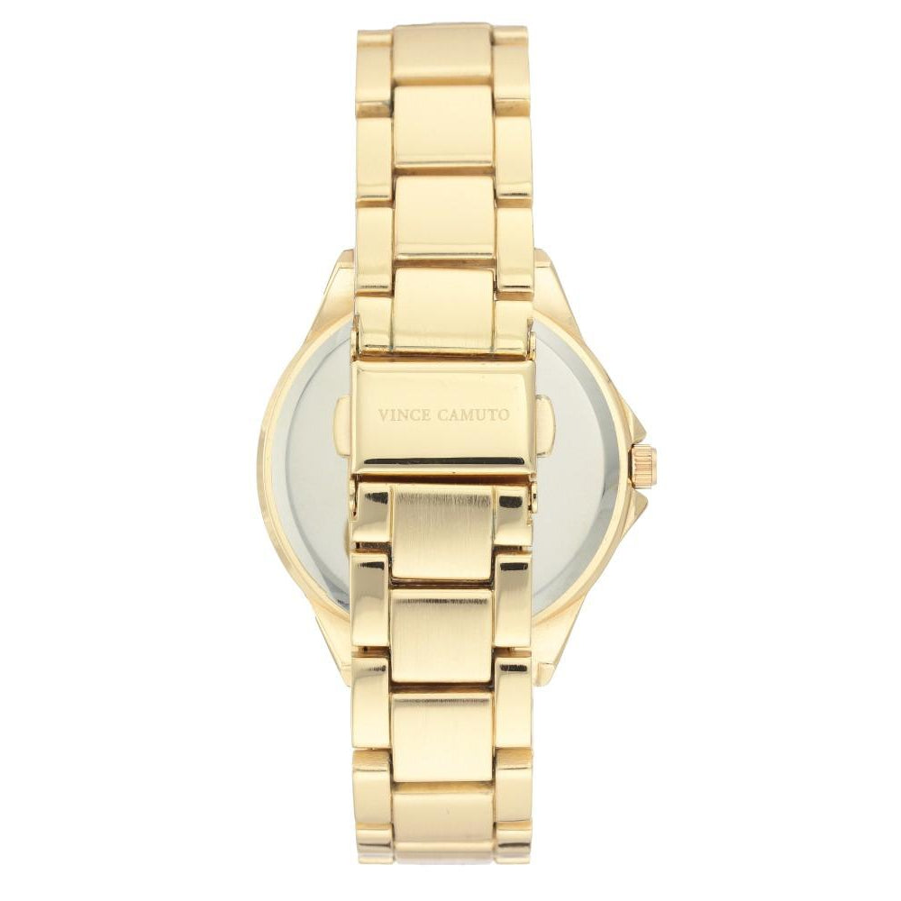 Vince Camuto Gold Steel Ladies Watch - VC5378CHGB