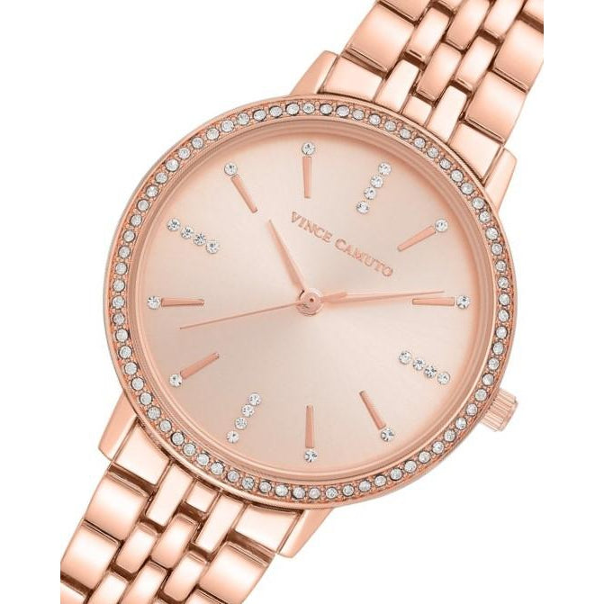 Vince Camuto Rose Gold Steel Ladies  Watch - VC5386RGRG