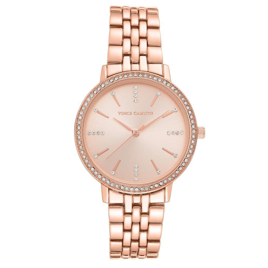 Vince Camuto Rose Gold Steel Ladies  Watch - VC5386RGRG