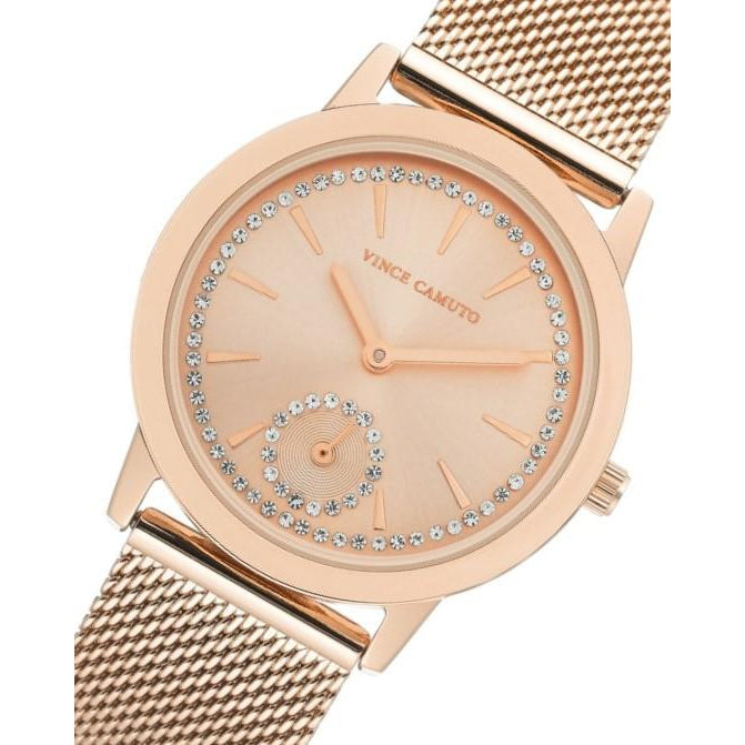 Vince Camuto Rose Gold Mesh Ladies  Watch - VC5392RGRG