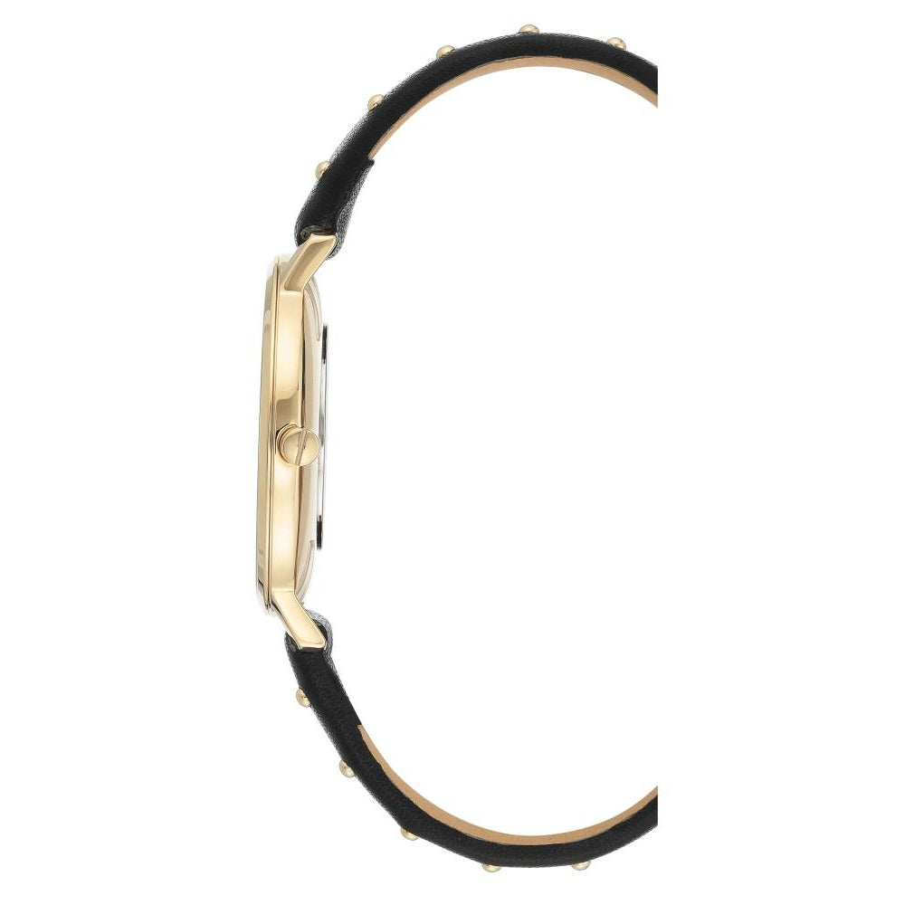 Vince Camuto Black Vegan Leather Ladies Watch - VC5400BKBK
