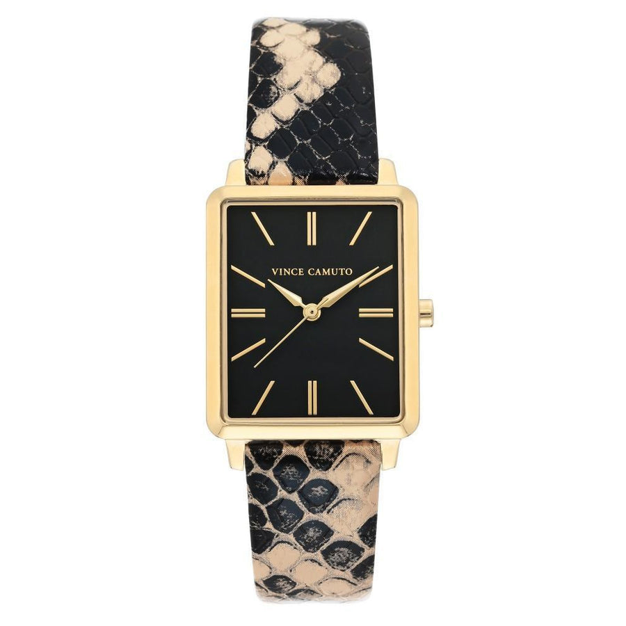 Vince Camuto Vegan Leather Ladies Watch - VC5410BKCR