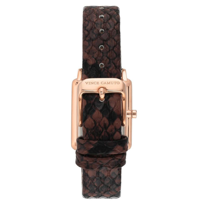 Vince Camuto Brown Snake Pattern Leather Ladies Watch - VC5410RGBN