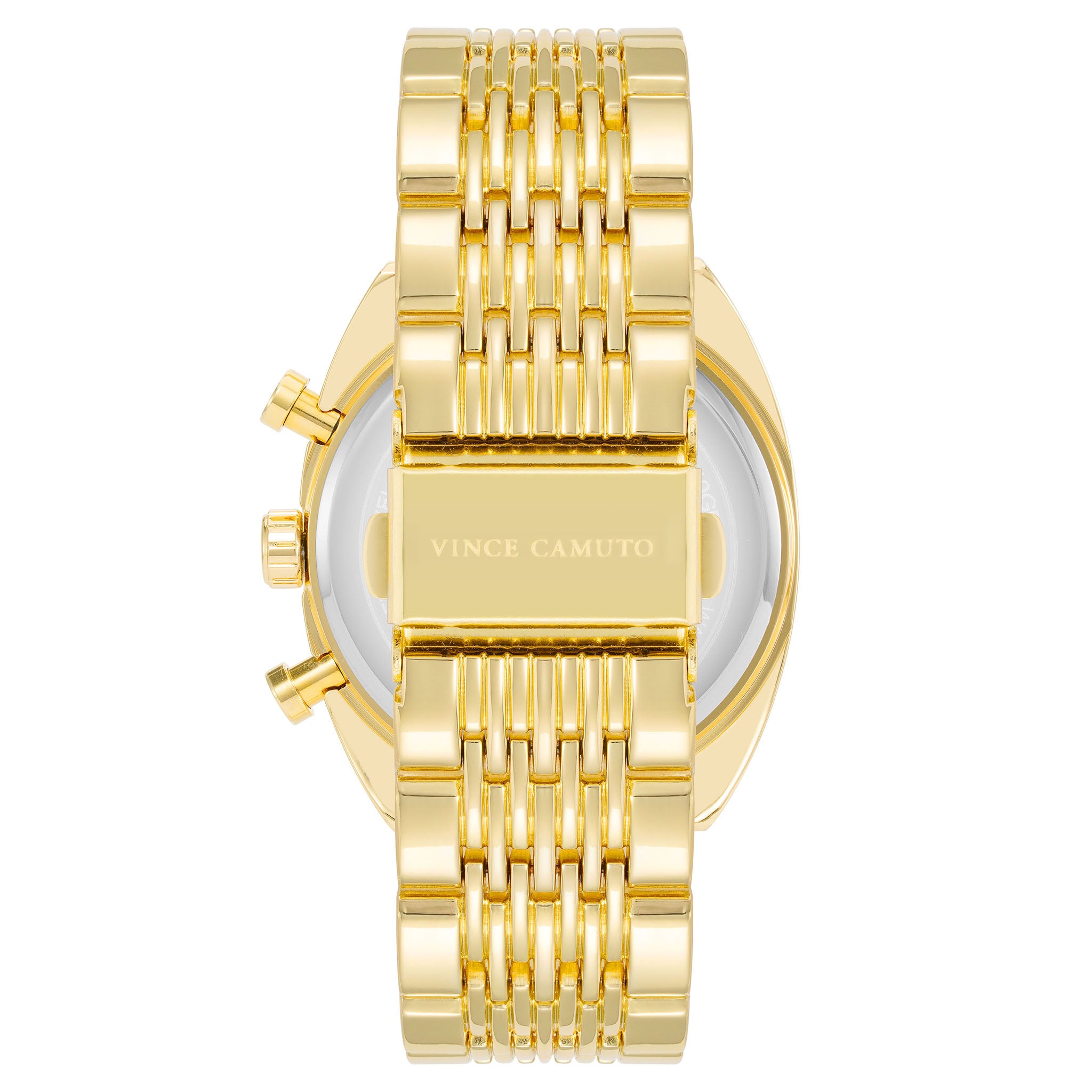 Vince Camuto Gold Band Champagne Dial Multi-function Men's Watch - VC1040CHGP