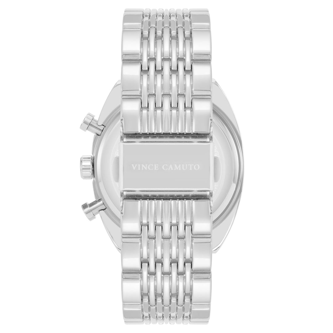 Vince Camuto Silver Band Grey Dial Multi-function Men's Watch - VC1040GYSV