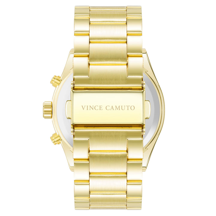 Vince Camuto Gold Steel Champagne Dial Multi-function Men's Watch - VC1104CHGP