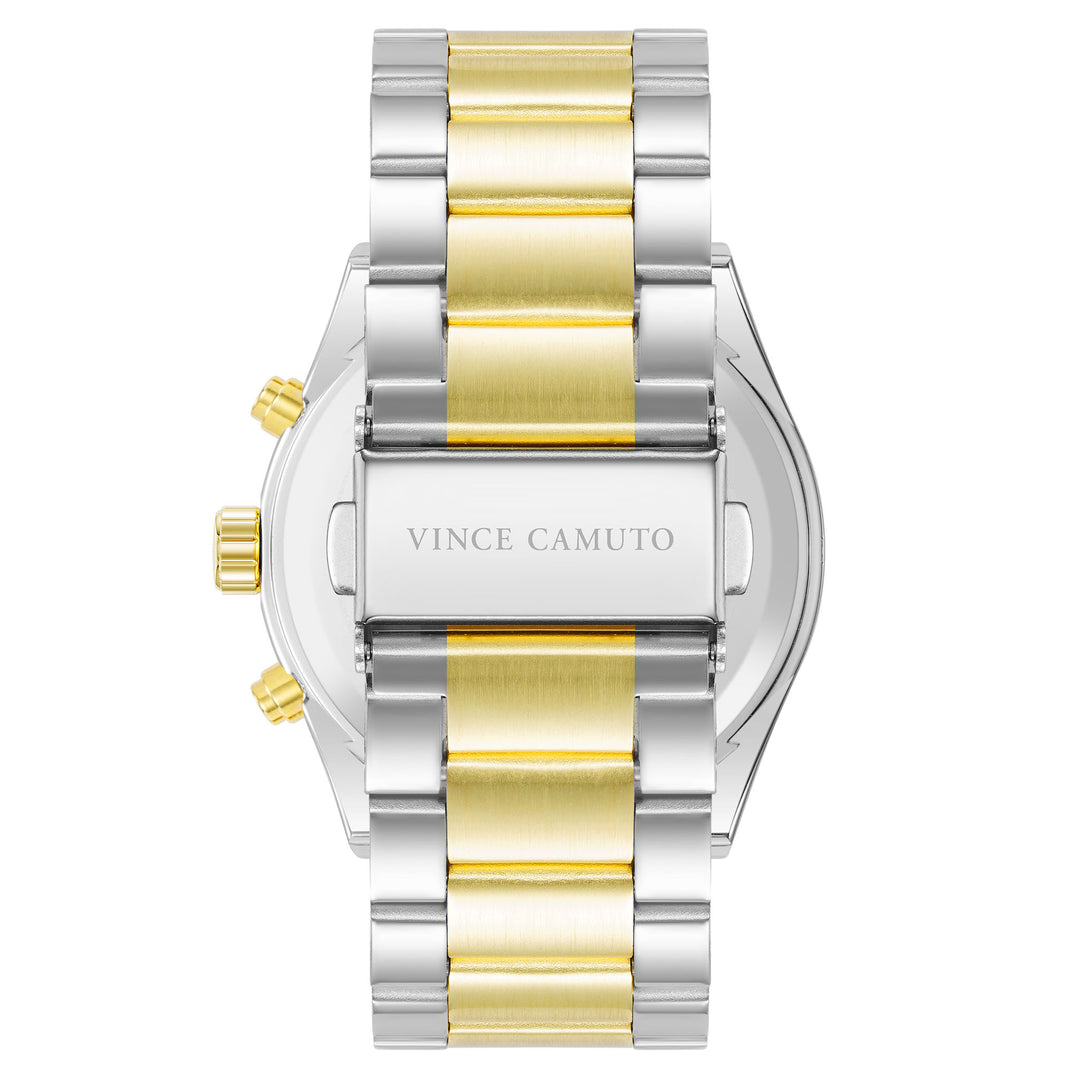 Vince Camuto Two-Tone Steel Silver Dial Multi-function Men's Watch