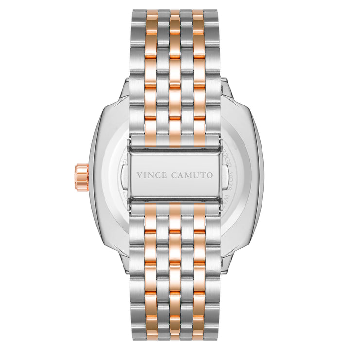 Vince Camuto Two-Tone Steel Silver Dial Men's Watch - VC1132WTRT