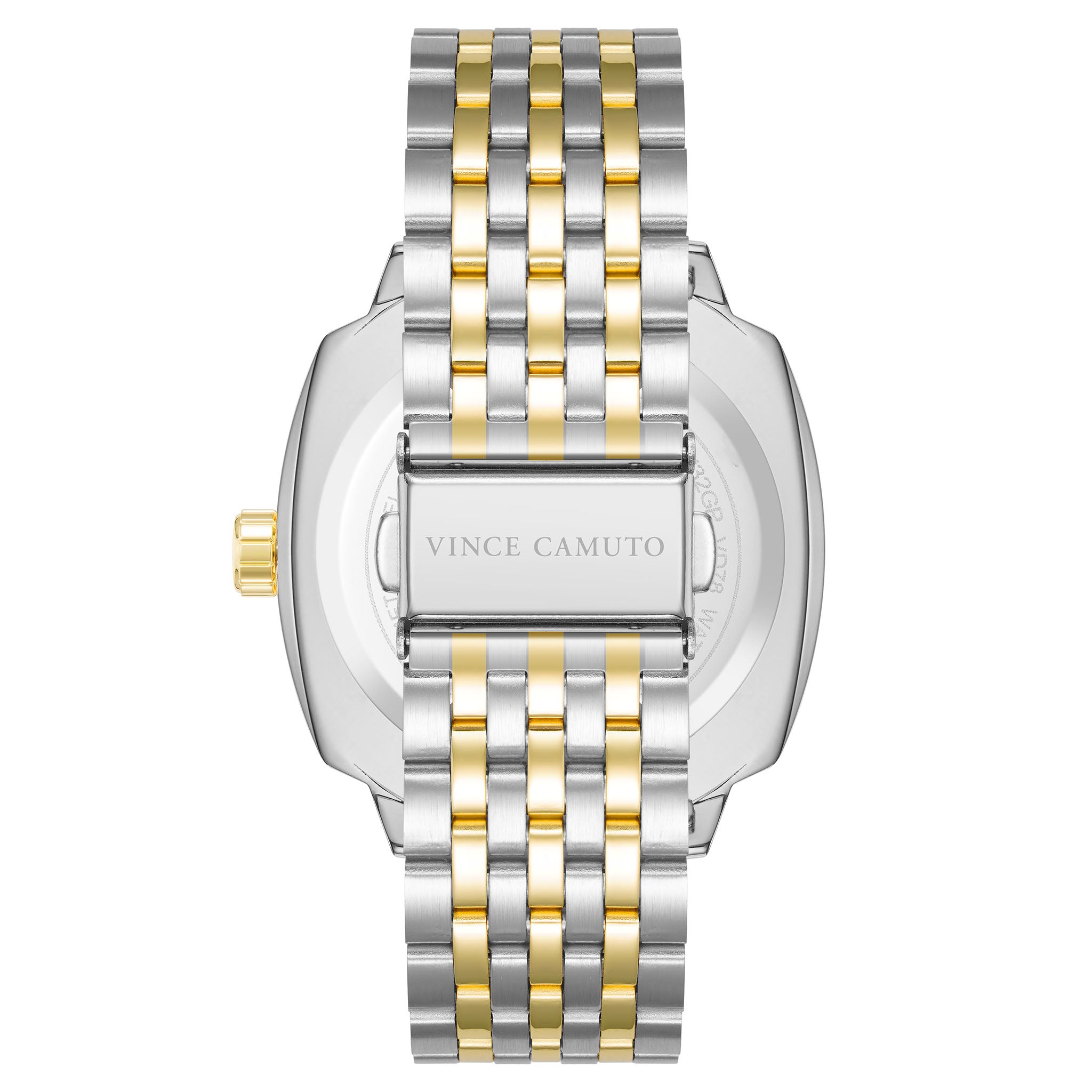 Vince Camuto Two-Tone Steel Silver Dial Men's Watch - VC1132WTTT