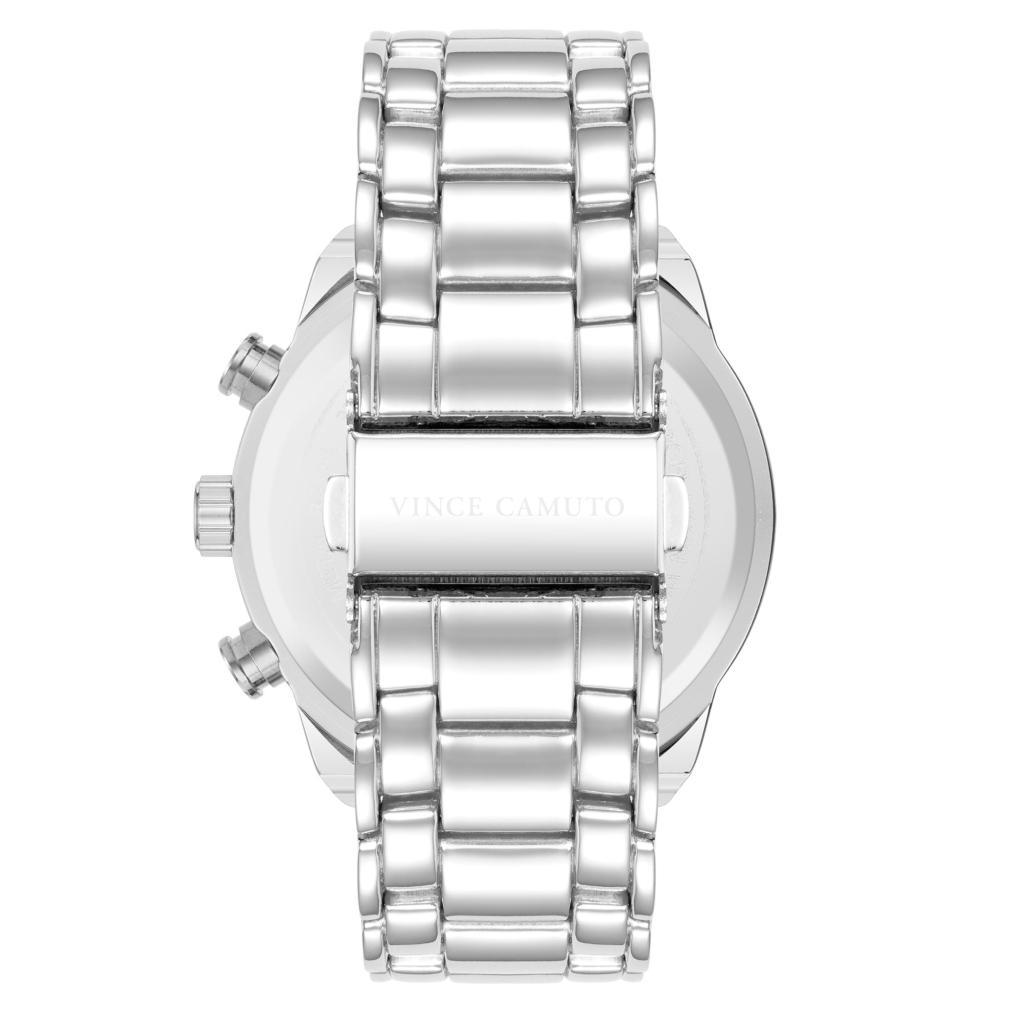 Vince Camuto Silver-Tone Band Blue Dial Multi-function Men's Watch - VC1133BLTT