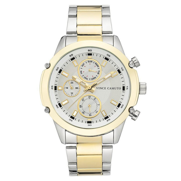 Vince Camuto Two-Tone Steel Men's Watch - VC1135SVTT