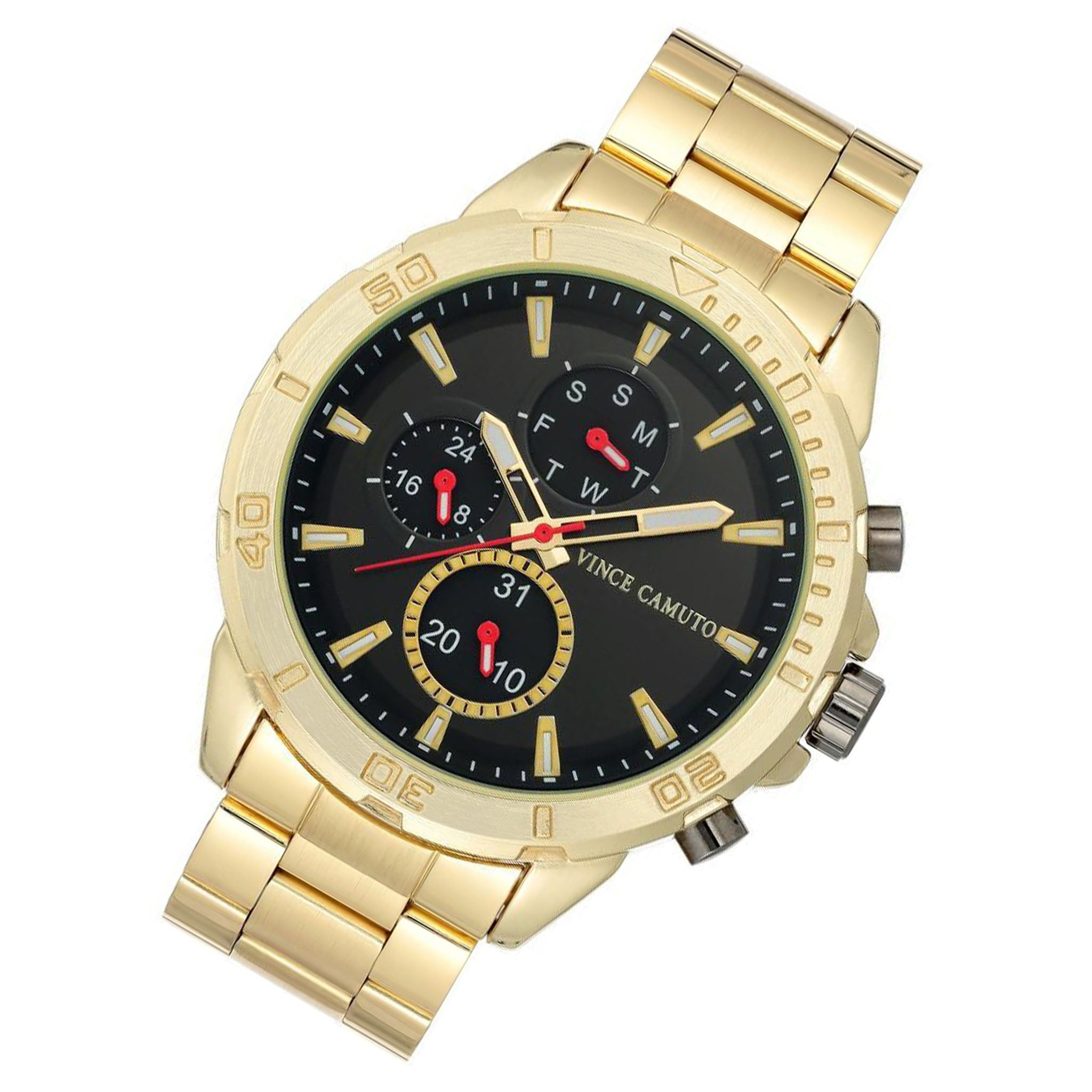 Vince Camuto Gold Steel Men's  Watch - VC1140BKGP