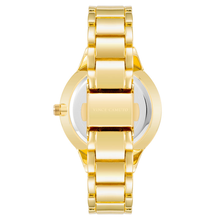 Vince Camuto Gold Band Champagne Dial Women's Watch - VC5383CHGP