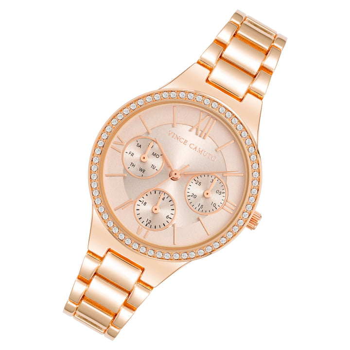 Vince Camuto Rosegold Band Rose Dial Women's Watch - VC5383RGRG