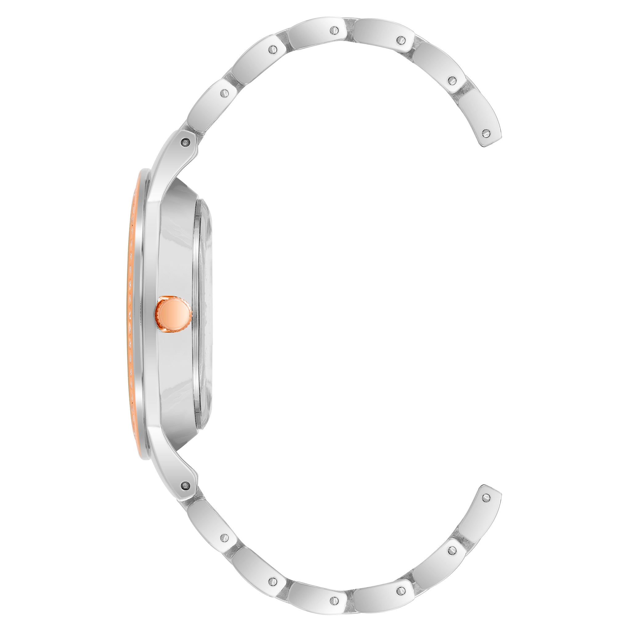 Vince Camuto Two-Tone Band Silver Dial Women's Watch - VC5383WTRT