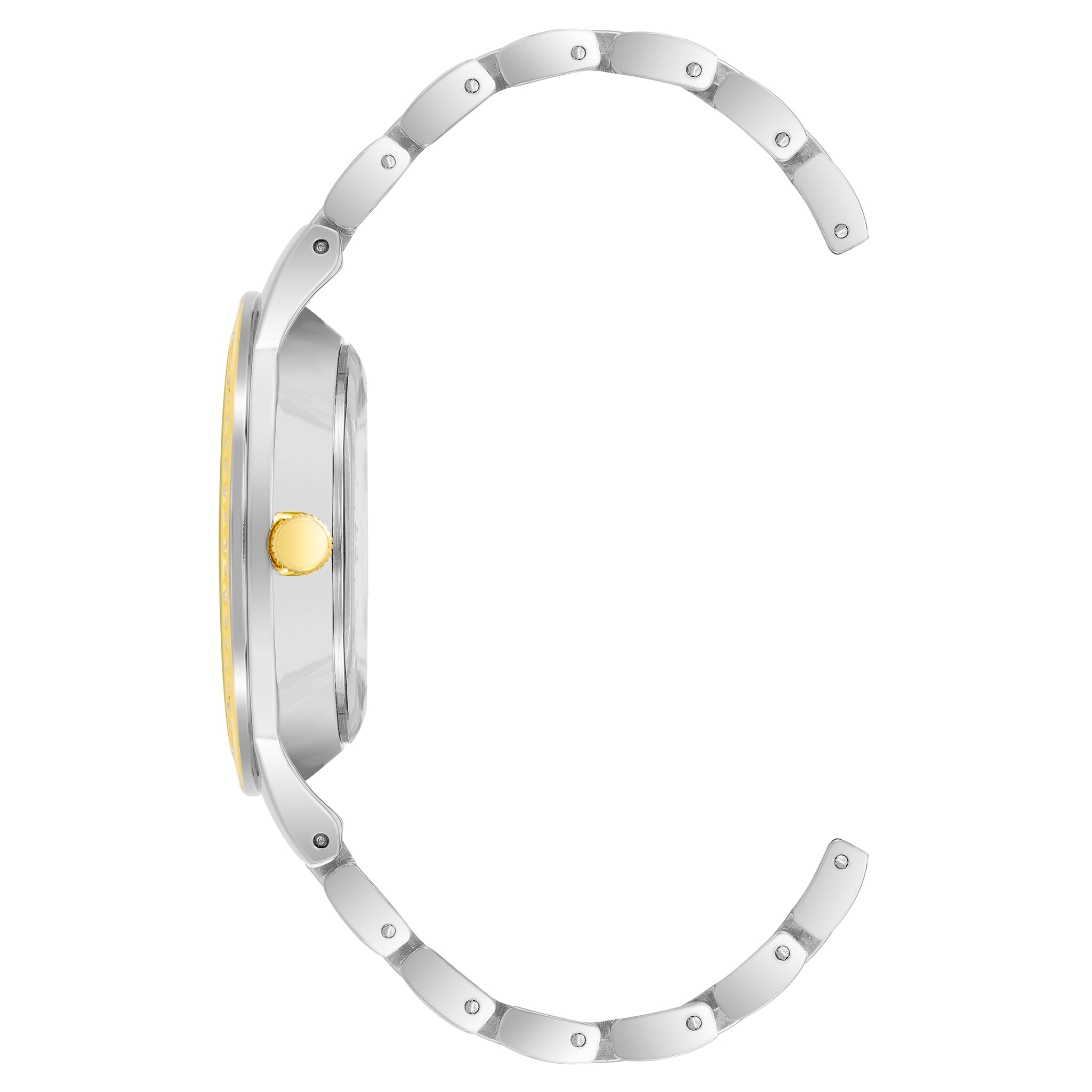 Vince Camuto Two-Tone Band Silver Dial Women's Watch - VC5383WTTT