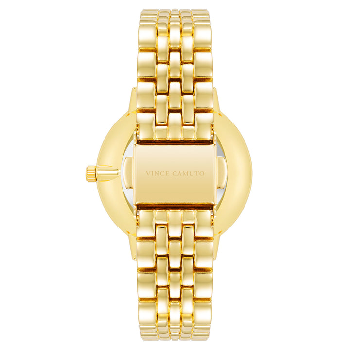 Vince Camuto Gold Band Champagne Dial Women's Watch - VC5386CHGP