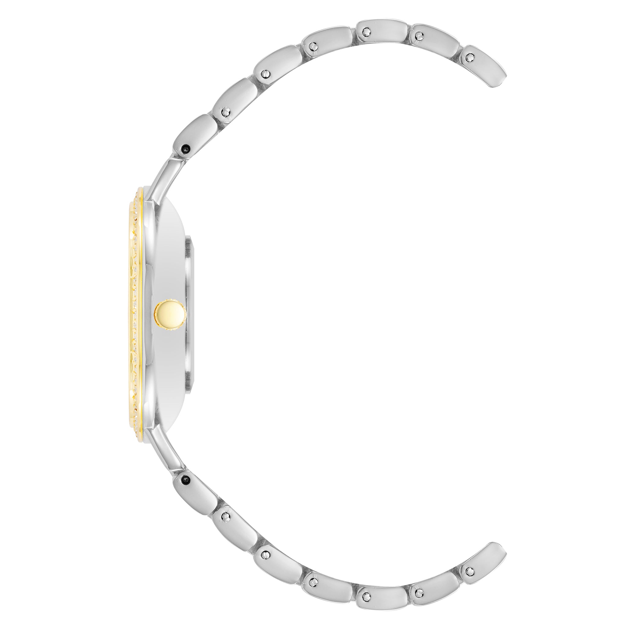 Vince Camuto Two-Tone Band Silver Dial Women's Watch - VC5386WTTT