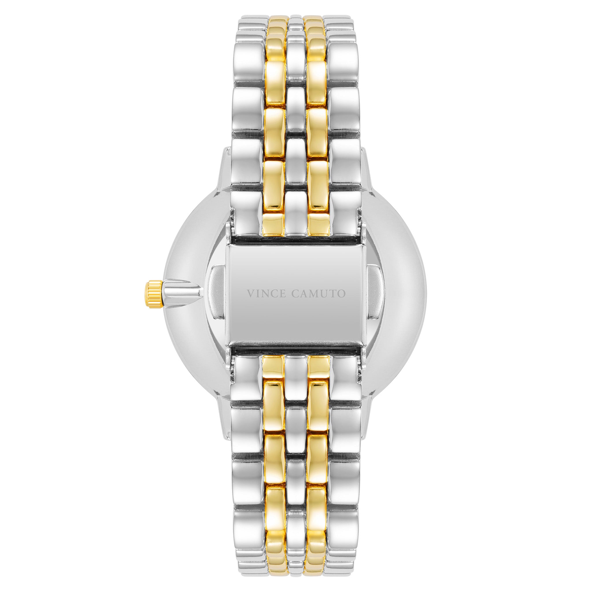 Vince Camuto Two-Tone Band Silver Dial Women's Watch - VC5386WTTT