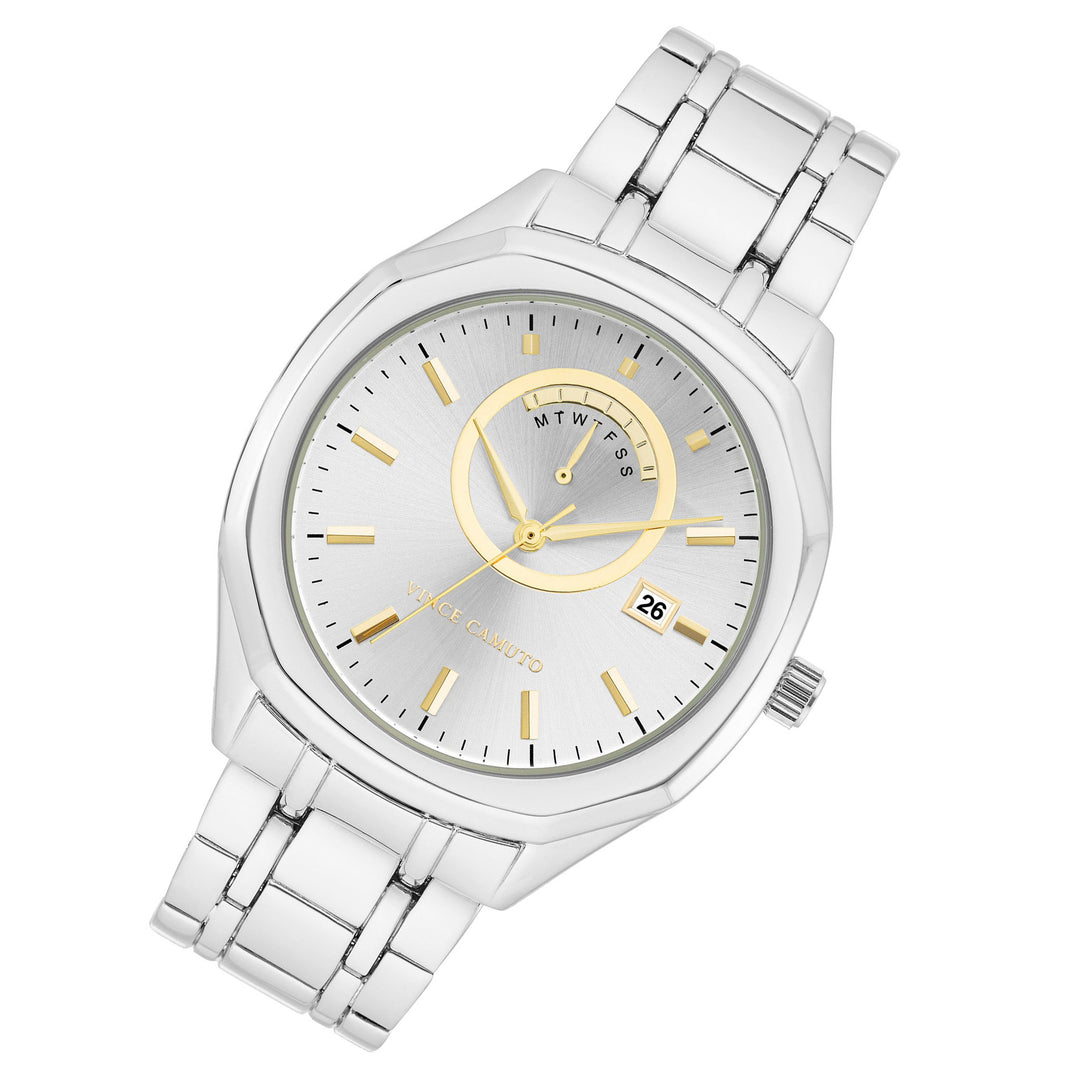 Vince Camuto Silver Dial Men's Watch - VC8044SVSV