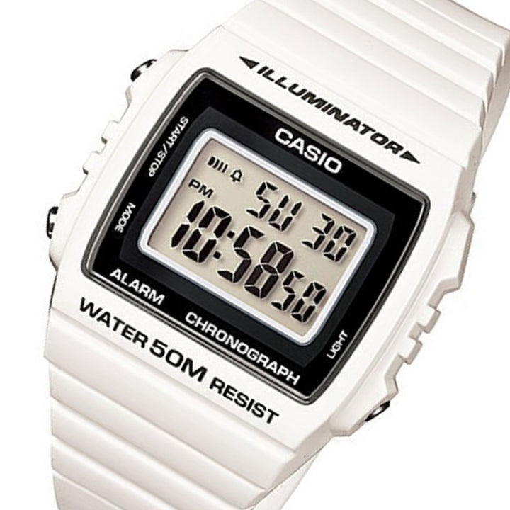 Casio Classic White Resin Digital Men's Watch - W215H-7A