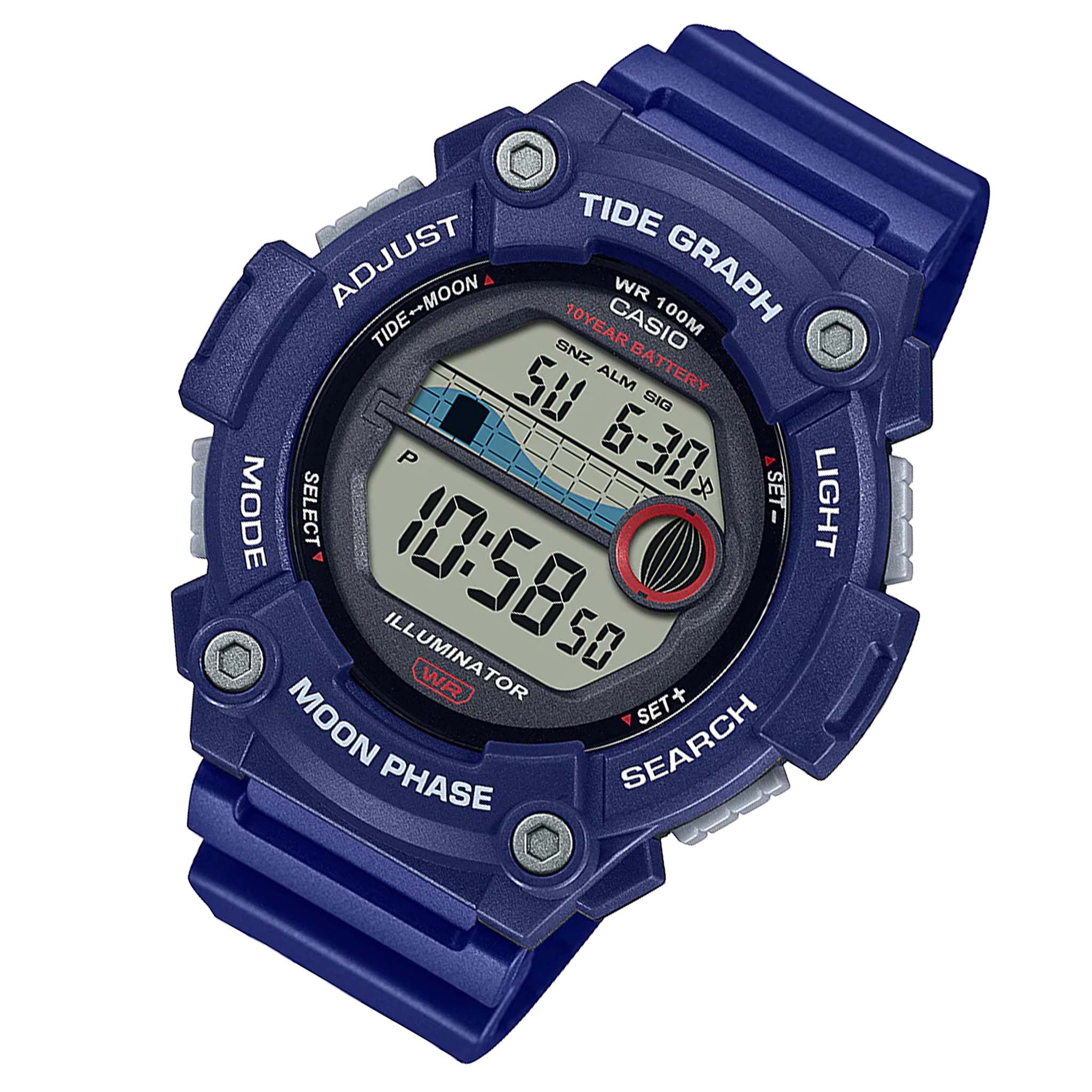 Casio men's hot sale blue watch