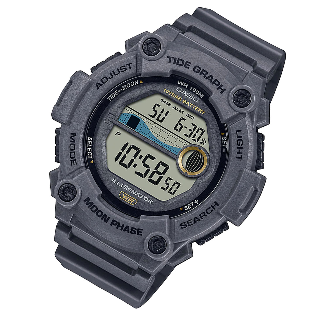 Casio Grey Resin Digital Men's Watch - WS1300H-8A