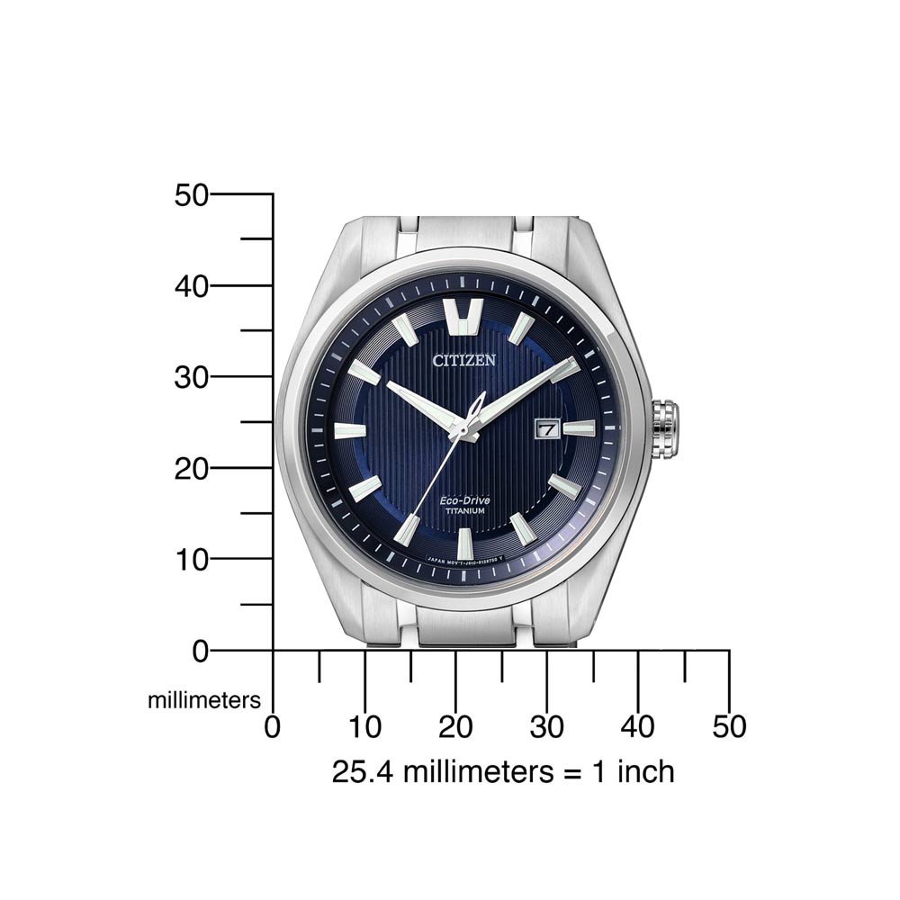 Citizen Gents Super Titanium Eco-Drive Men's Watch - AW1240-57L