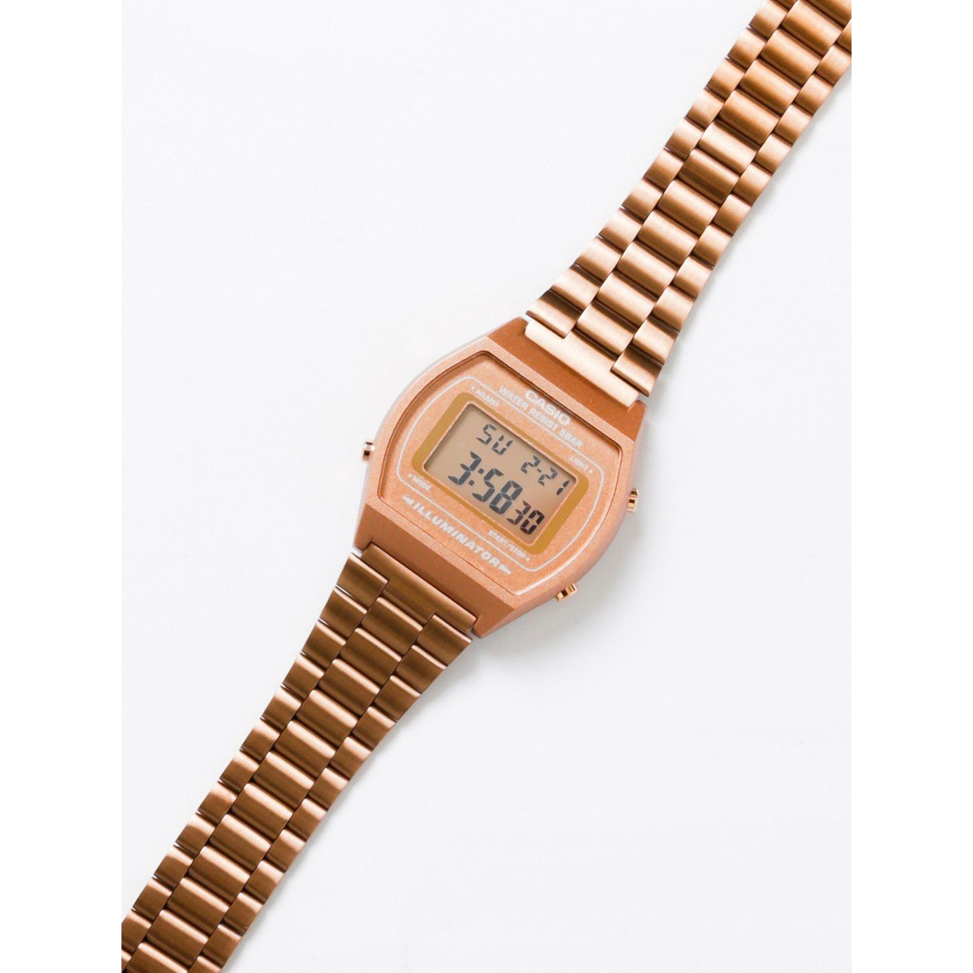 Casio Classic Rose Gold Steel Digital Unisex Watch - B640WC-5A