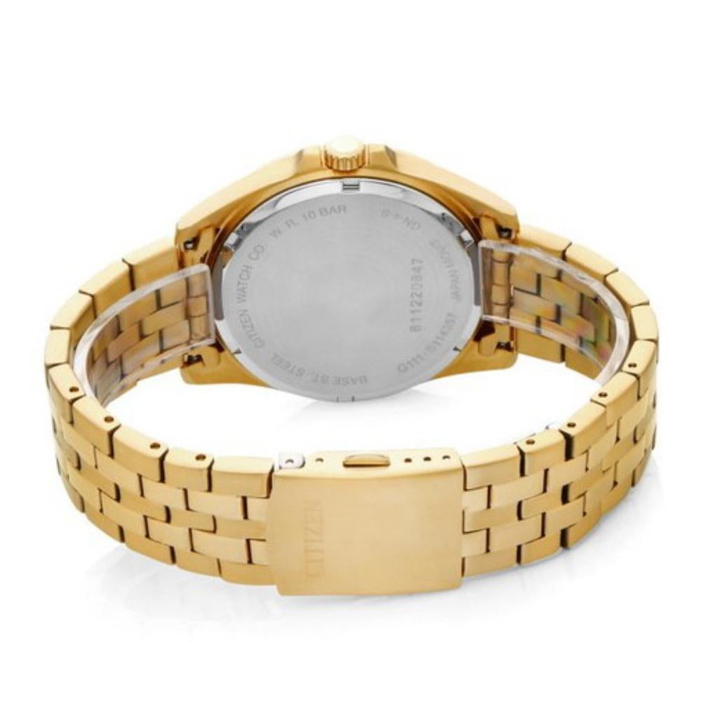 Citizen Gents Gold Stainless Steel Quartz Men's Watch - BI5052-59E