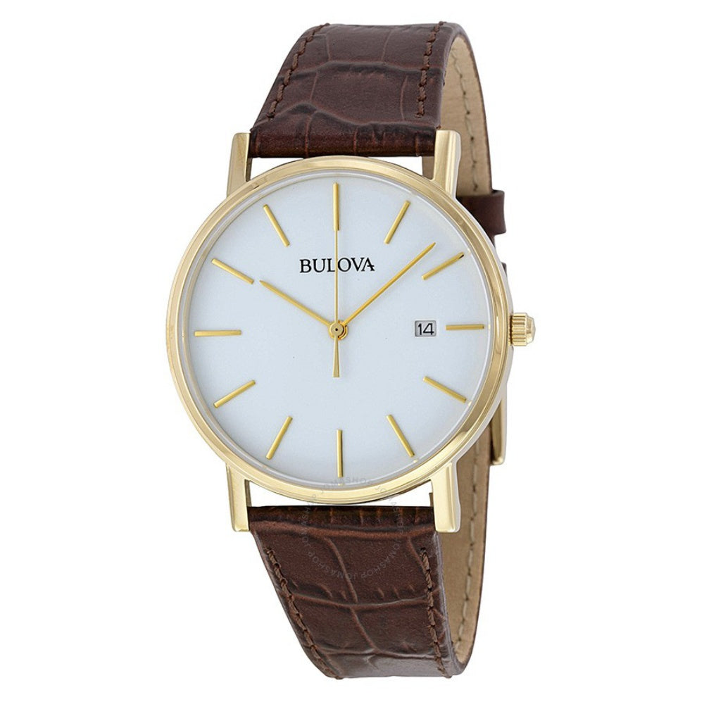 Bulova Gents Surveyor Classic Leather Men's Watch - 97B100