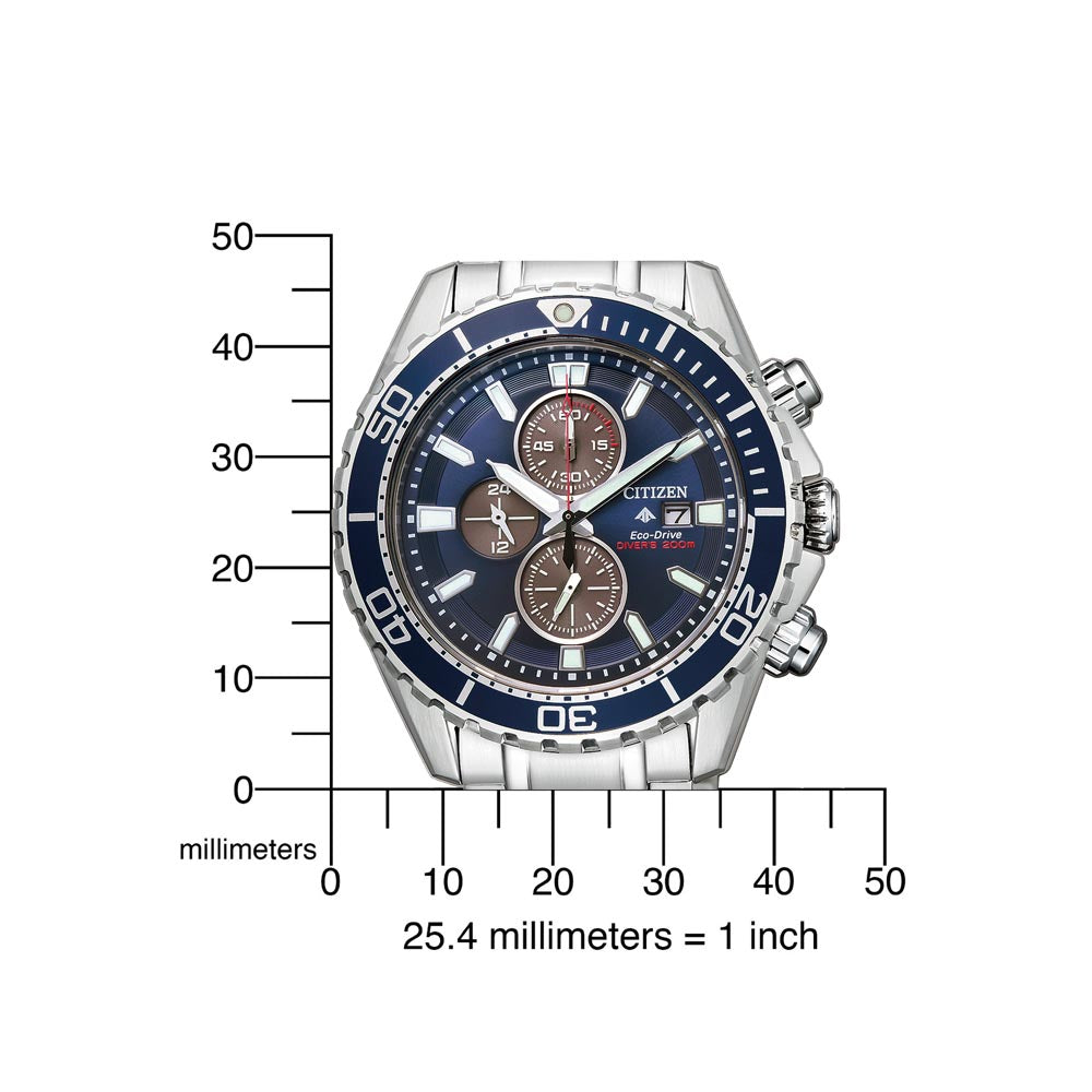 Citizen Promaster Marine Gents Eco-Drive Stainless Steel Diver Men's Watch - CA0710-82L