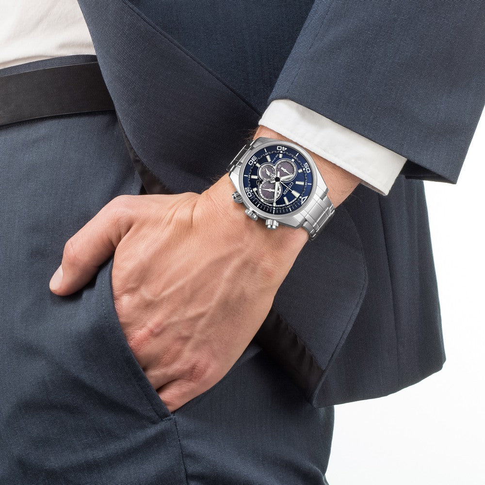 Citizen Gents Chronograph Eco-Drive Stainless Steel Men's Watch - CA4330-81L