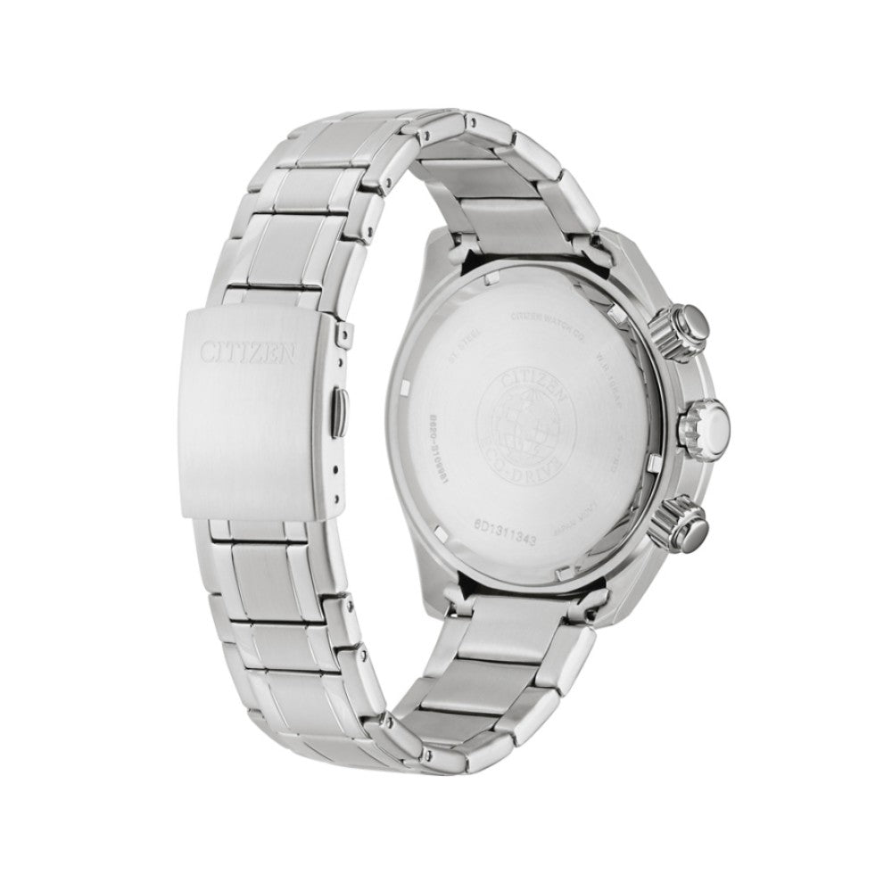 Citizen Gents Chronograph Eco-Drive Stainless Steel Men's Watch - CA4330-81L