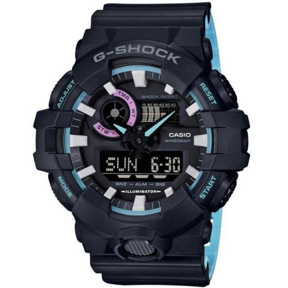 Casio G-SHOCK Duo Chrono Men's Watch - GA700PC-1A