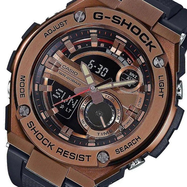 Casio G-SHOCK G-STEEL Duo Chrono Men's Watch - GST210B-4A – The