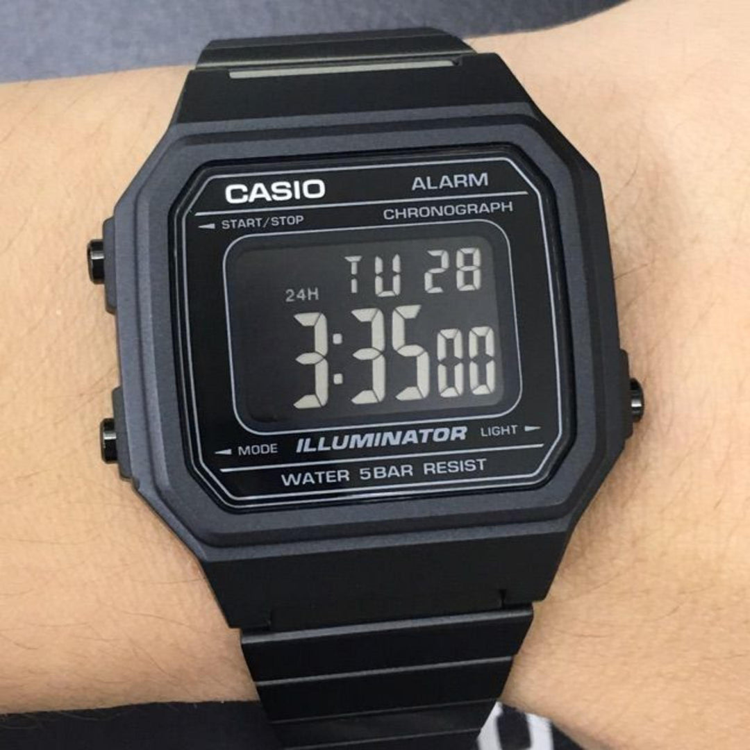 Casio Classic 43mm Black Resin Digital Men's Watch - B650WB-1B