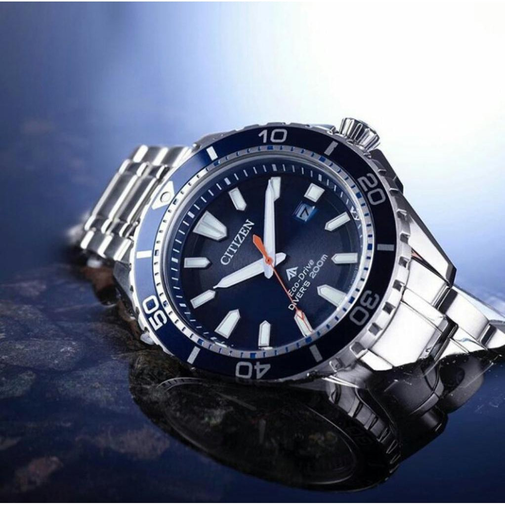 Citizen Promaster Marine Gents Eco-Drive Stainless Steel Diver Men's Watch - BN0191-80L