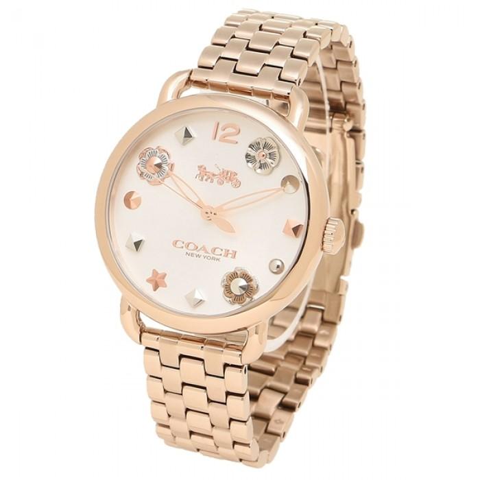 Coach Delancey Gold Quartz Ladies Watch - 14502811
