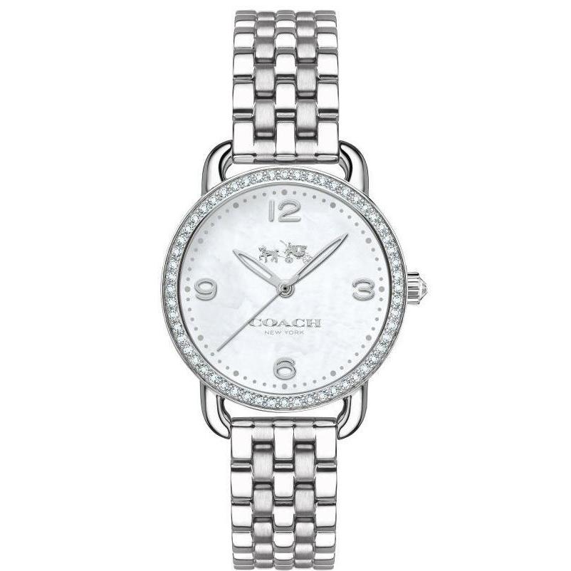Coach Delancey Ladies Silver Watch - 14502477-The Watch Factory Australia